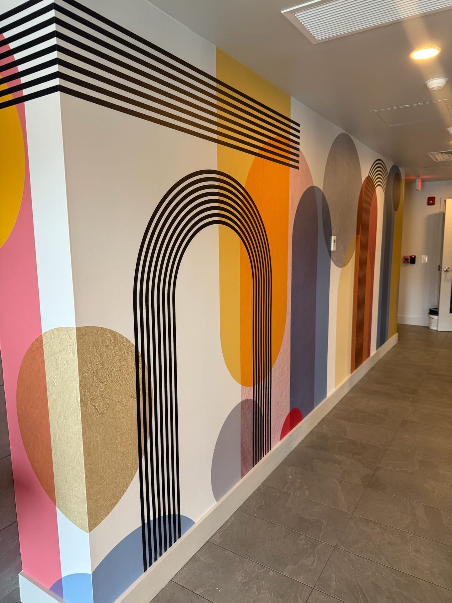 Commercial construction painting