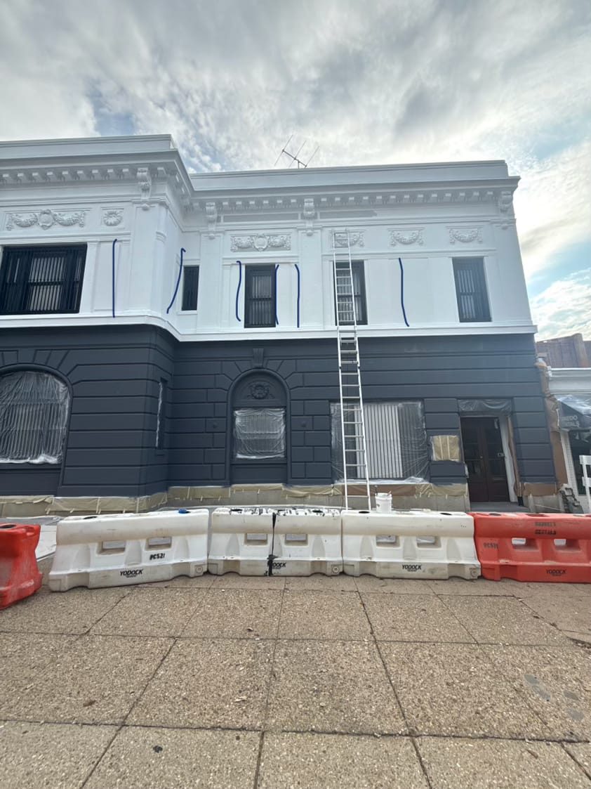 Exterior commercial painting