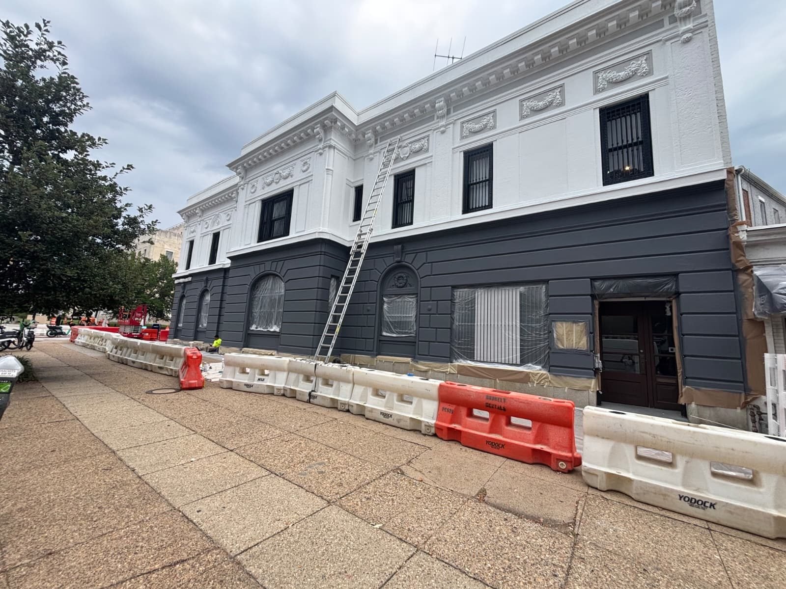 WL Painting commercial painting crew completing a professional project